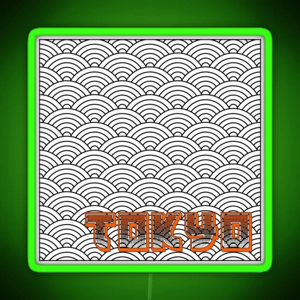 Tokyo Led With Pattern RGB Neon Sign