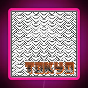 Tokyo Led With Pattern RGB Neon Sign