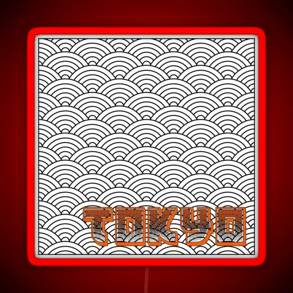 Tokyo Led With Pattern RGB Neon Sign