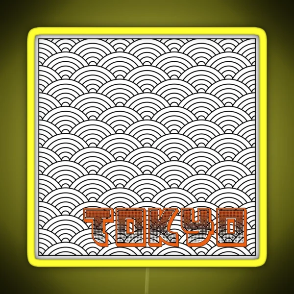 Tokyo Led With Pattern RGB Neon Sign