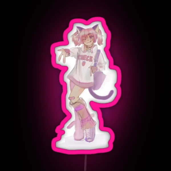 Tokyo Mew Mew Ichigo RGB Neon Sign