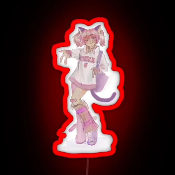 Tokyo Mew Mew Ichigo RGB Neon Sign