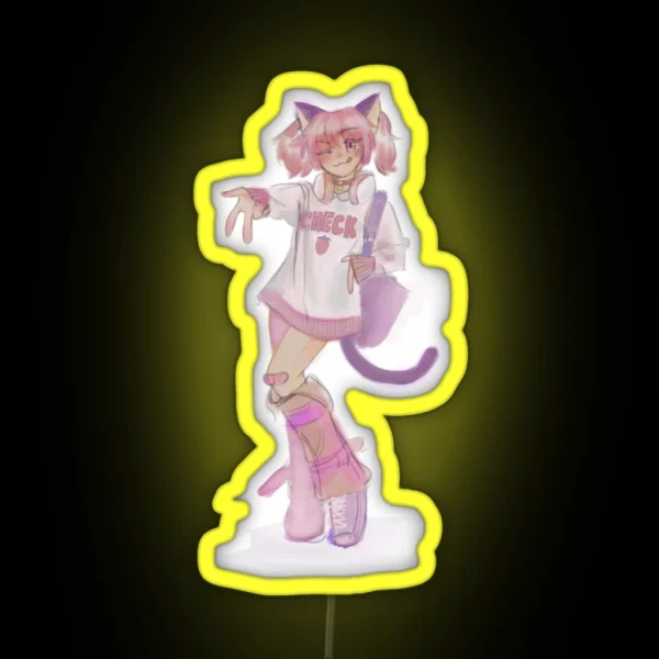 Tokyo Mew Mew Ichigo RGB Neon Sign