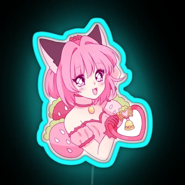 Tokyo Mew Mew Ichigo RGB Neon Sign