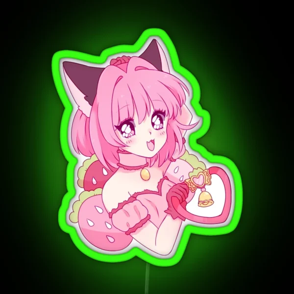 Tokyo Mew Mew Ichigo RGB Neon Sign