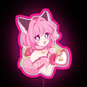 Tokyo Mew Mew Ichigo RGB Neon Sign