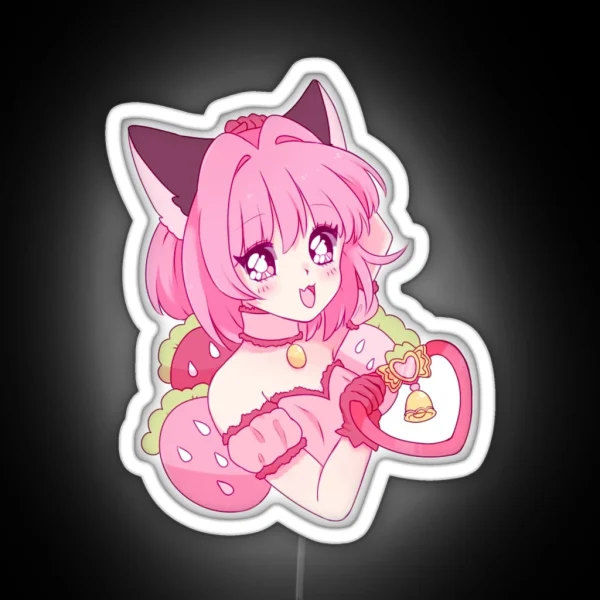 Tokyo Mew Mew Ichigo RGB Neon Sign