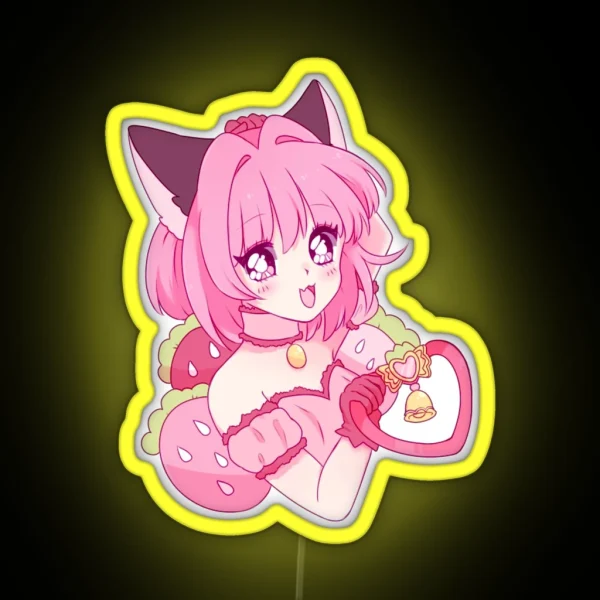 Tokyo Mew Mew Ichigo RGB Neon Sign