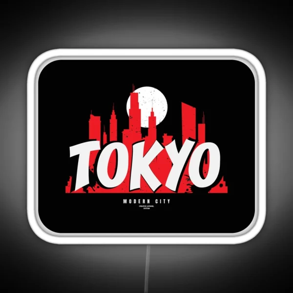 Tokyo Modern City RGB Neon Sign