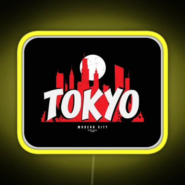 Tokyo Modern City RGB Neon Sign