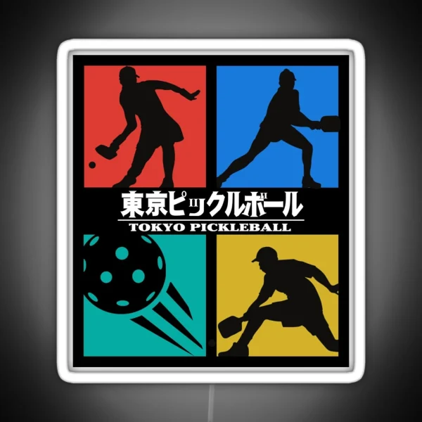 Tokyo Pickleball 3 2 1 Let S Play RGB Neon Sign