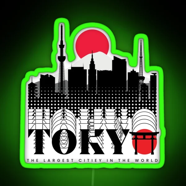 Tokyo RGB Neon Sign