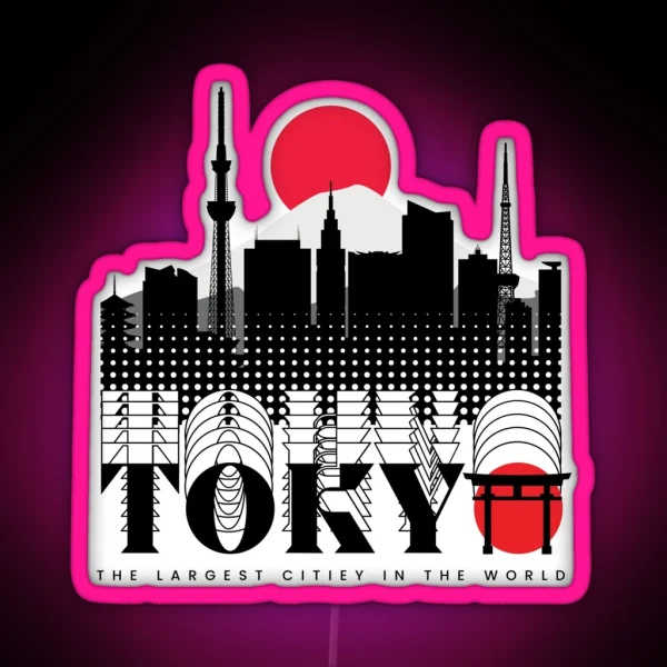 Tokyo RGB Neon Sign