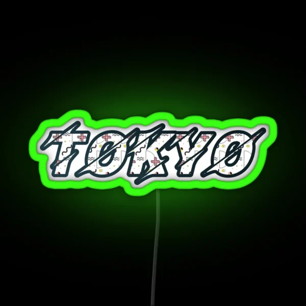Tokyo RGB Neon Sign