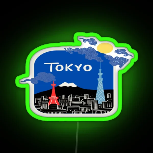 Tokyo RGB Neon Sign