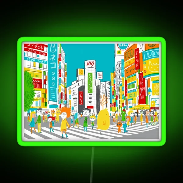Tokyo RGB Neon Sign