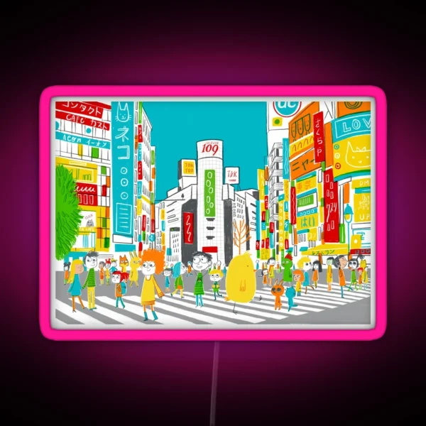 Tokyo RGB Neon Sign