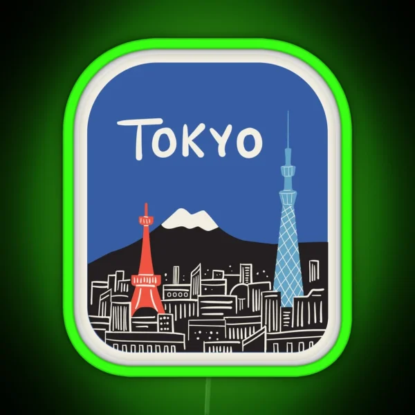Tokyo RGB Neon Sign
