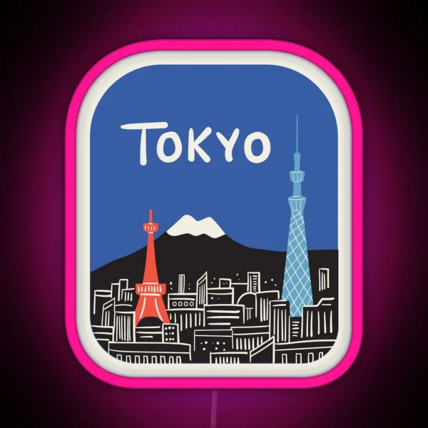 Tokyo RGB Neon Sign