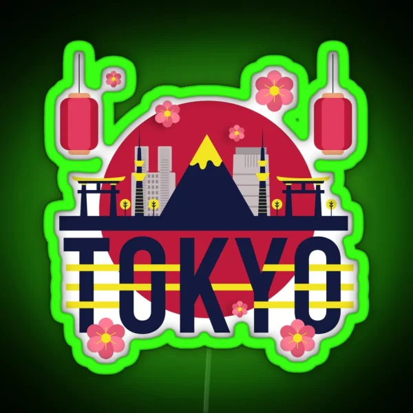 Tokyo Spirit RGB Neon Sign