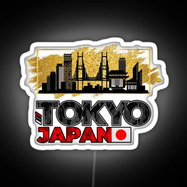 Tokyo Tokyo Japan Asia Skyline City City RGB Neon Sign