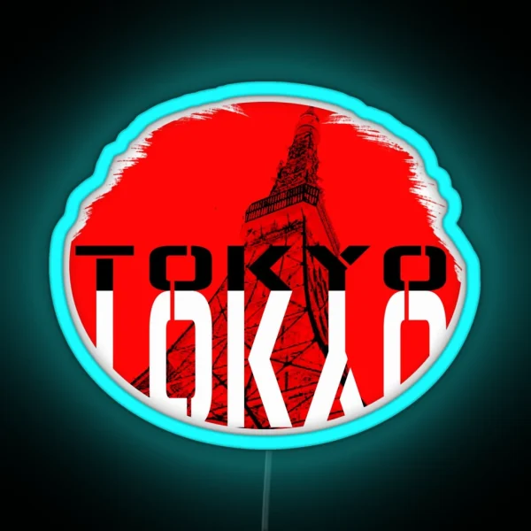Tokyo Tower Of The Rising Sun Live RGB Neon Sign
