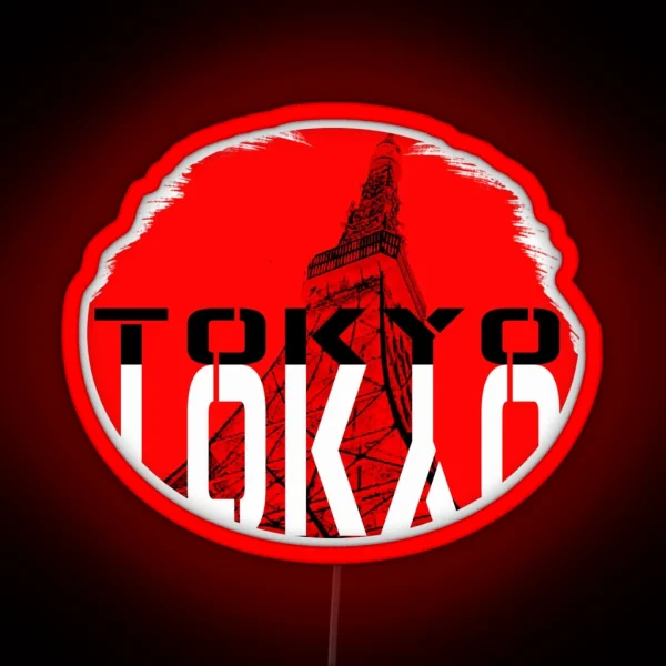 Tokyo Tower Of The Rising Sun Live RGB Neon Sign