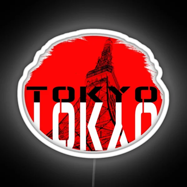 Tokyo Tower Of The Rising Sun Live RGB Neon Sign