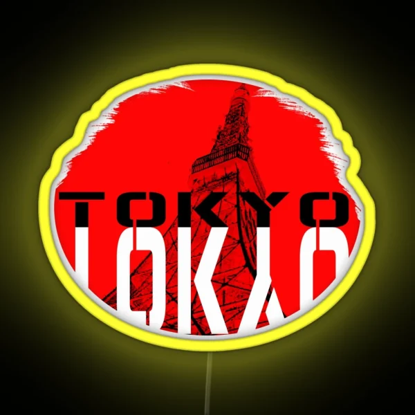 Tokyo Tower Of The Rising Sun Live RGB Neon Sign