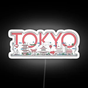 Tokyo Travel RGB Neon Sign