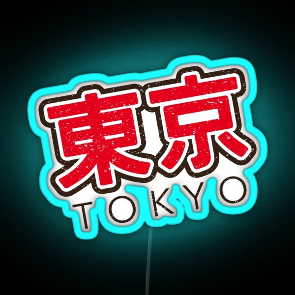 Tokyo Vintage RGB Neon Sign