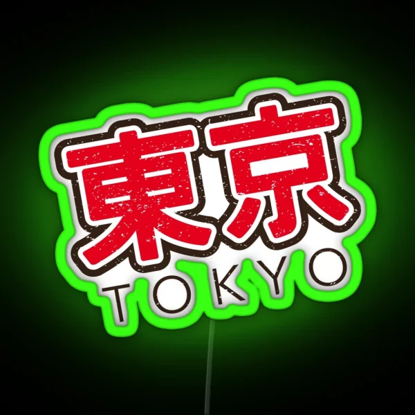 Tokyo Vintage RGB Neon Sign