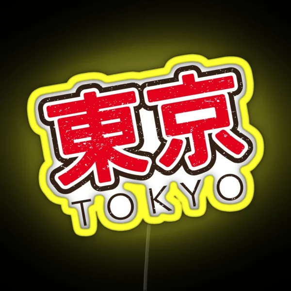 Tokyo Vintage RGB Neon Sign