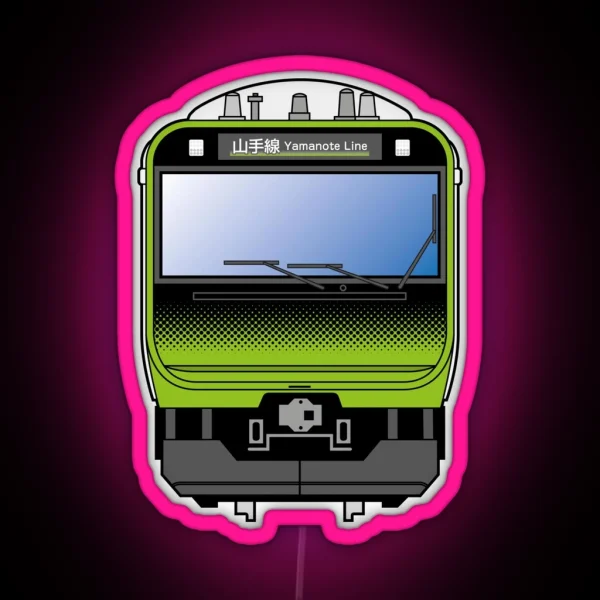 Tokyo Yamanote Line Train E235 RGB Neon Sign