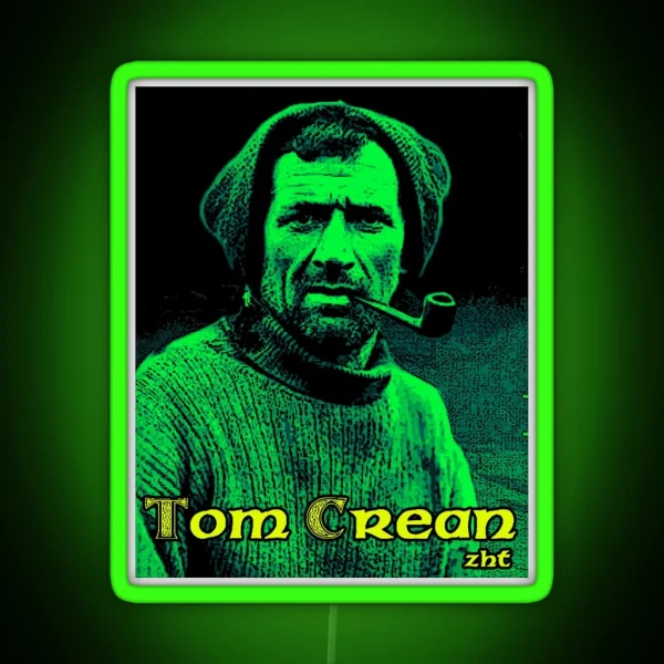 Tom Crean Explorer RGB Neon Sign