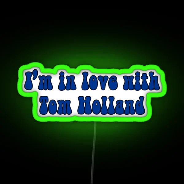 Tom Holland Lover RGB Neon Sign