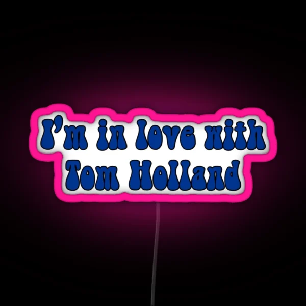 Tom Holland Lover RGB Neon Sign