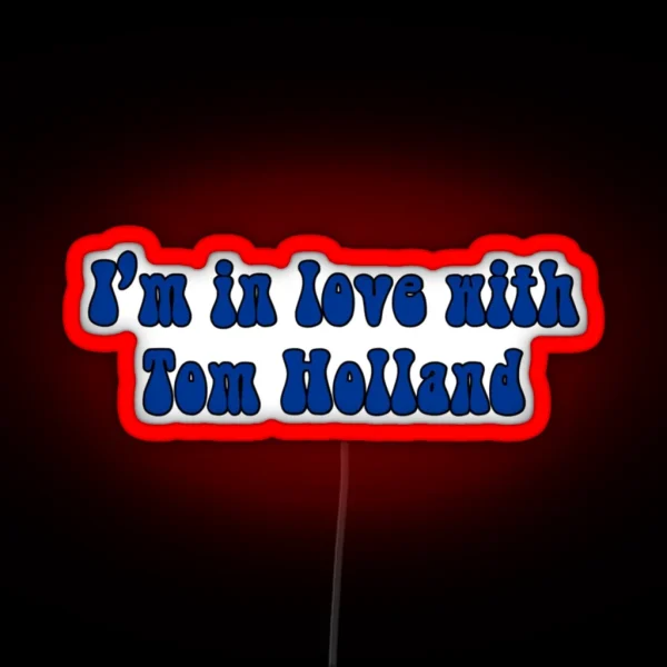 Tom Holland Lover RGB Neon Sign