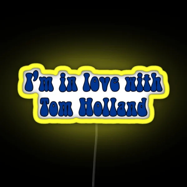 Tom Holland Lover RGB Neon Sign