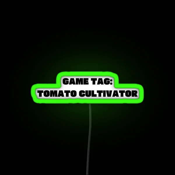 Tomato Cultivator Cloy RGB Neon Sign