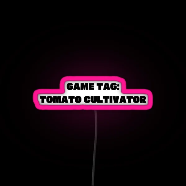 Tomato Cultivator Cloy RGB Neon Sign