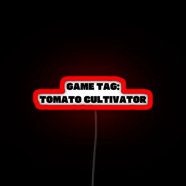 Tomato Cultivator Cloy RGB Neon Sign