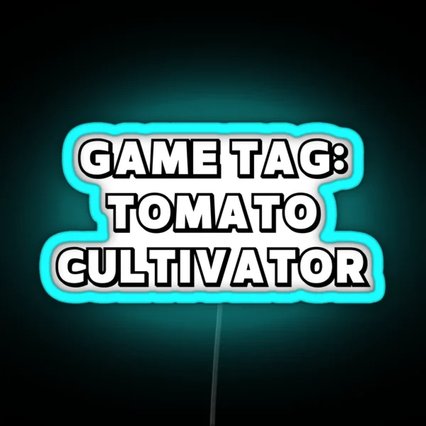 Tomato Cultivator Cloy RGB Neon Sign