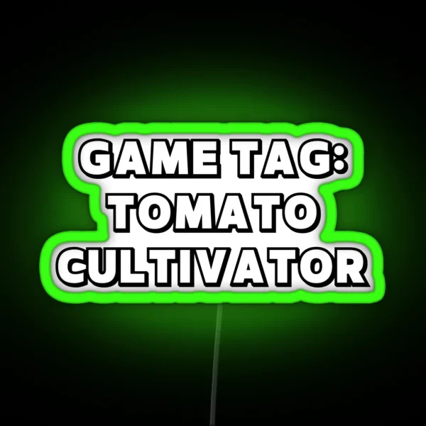 Tomato Cultivator Cloy RGB Neon Sign