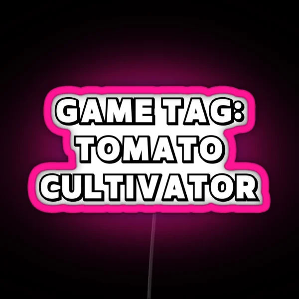 Tomato Cultivator Cloy RGB Neon Sign