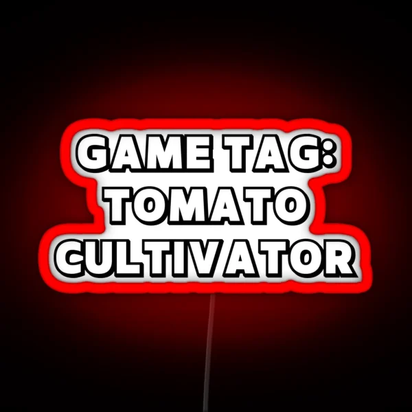 Tomato Cultivator Cloy RGB Neon Sign