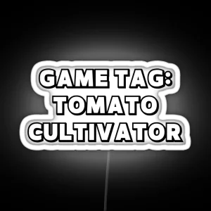 Tomato Cultivator Cloy RGB Neon Sign