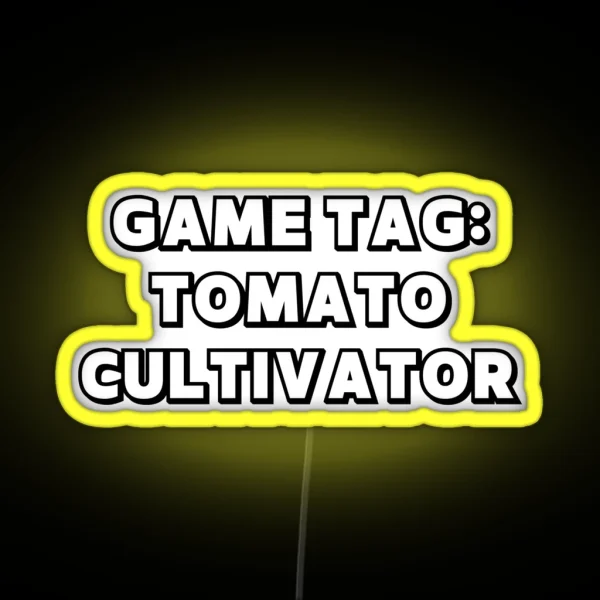 Tomato Cultivator Cloy RGB Neon Sign