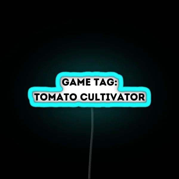 Tomato Cultivator Cloy RGB Neon Sign