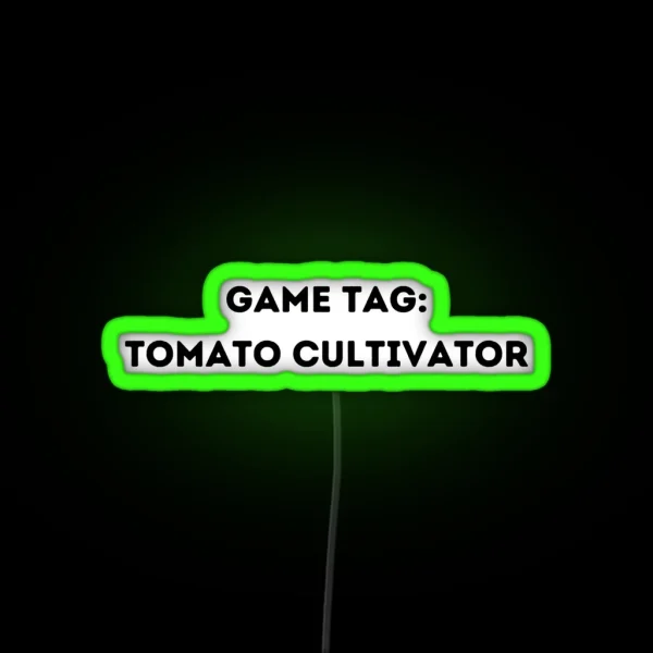 Tomato Cultivator Cloy RGB Neon Sign